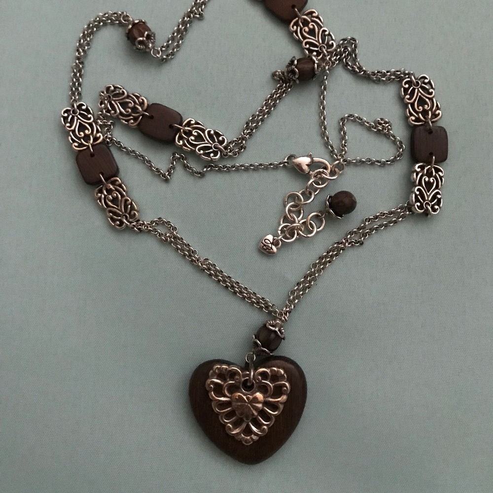 Brighton wooden necklace